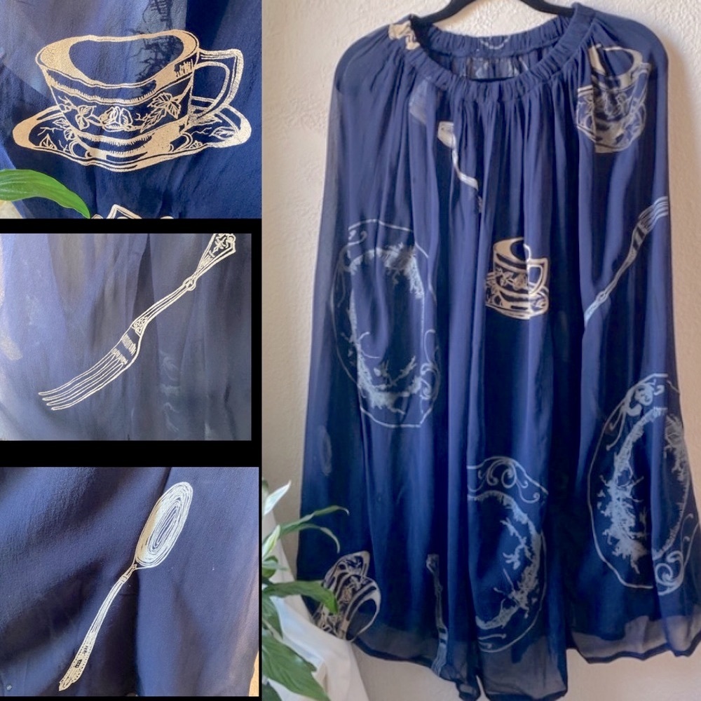 Staley Gretzinger vintage silk sheer set - Picture 3 of 14